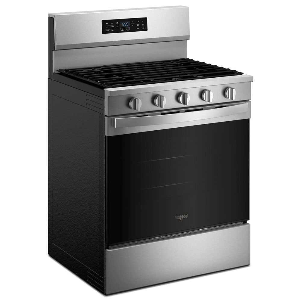 Whirlpool 5 Cu. Ft. Gas Range with Air Cooking Technology in Fingerprint Resistant Stainless Steel, , large