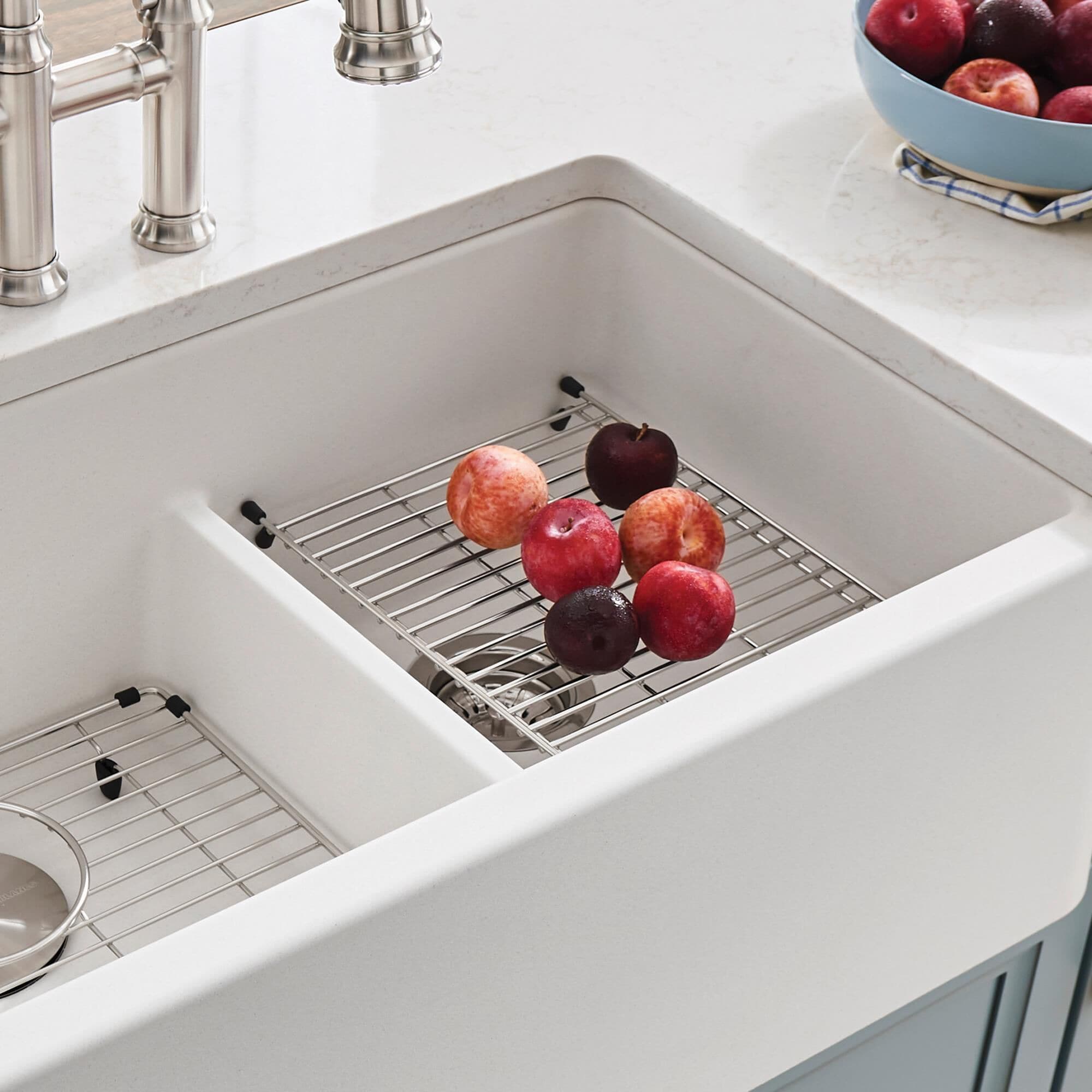 Farmhouse sink hotsell grate