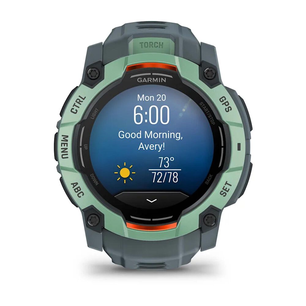 Garmin Instinct 3 50mm AMOLED Neotropic/Twilight, , large