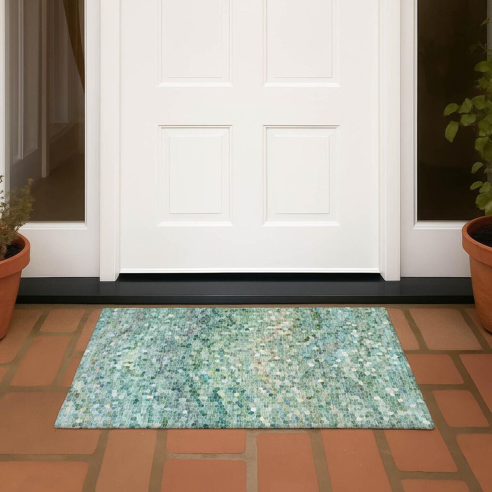 Dalyn Rug Company Lumara Teal 2'6" x 3'10" Area Rug, , large