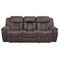 Oxford Furniture 2-Piece Power Reclining Living Room Set in Cowboy Dark Brown, , large