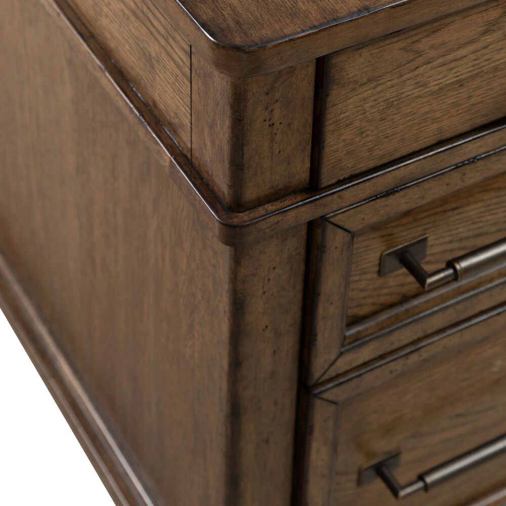 Liberty Furniture Carolina Park Junior Executive Desk in Amber Brown, , large