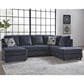 Ashley Maxon Place 2-Piece Left Facing Stationary Sectional in Navy, , large