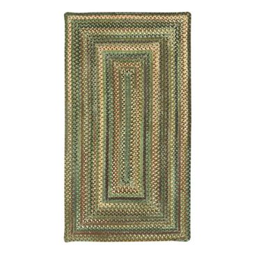 Capel Cambridge 0442-200 1"8" x 2"6" Concentric New Leaf Scatter Rug, , large