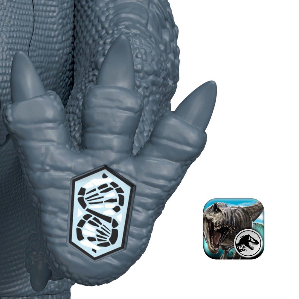 Jurassic World Abelisaurus Wild Roar Dinosaur Action Figure in Multicolor, , large