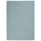 Nourison Positano 8" Round Aqua Indoor/Outdoor Area Rug, , large