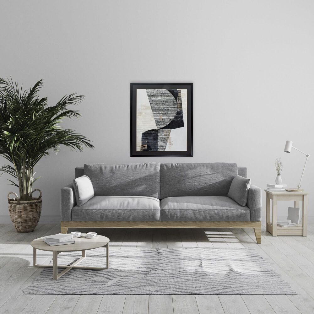 Propac &quot;Black and Gold Lines II&quot; Wall Art in Black &amp; White, , large