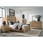 Millenium Ridgester 4 Piece Queen Panel Bedroom Set in Light Brown with USB Ports, , large
