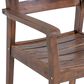 Hearth and Haven Stamford Patio Dining Chair in Dark Brown (Set of 2), , large