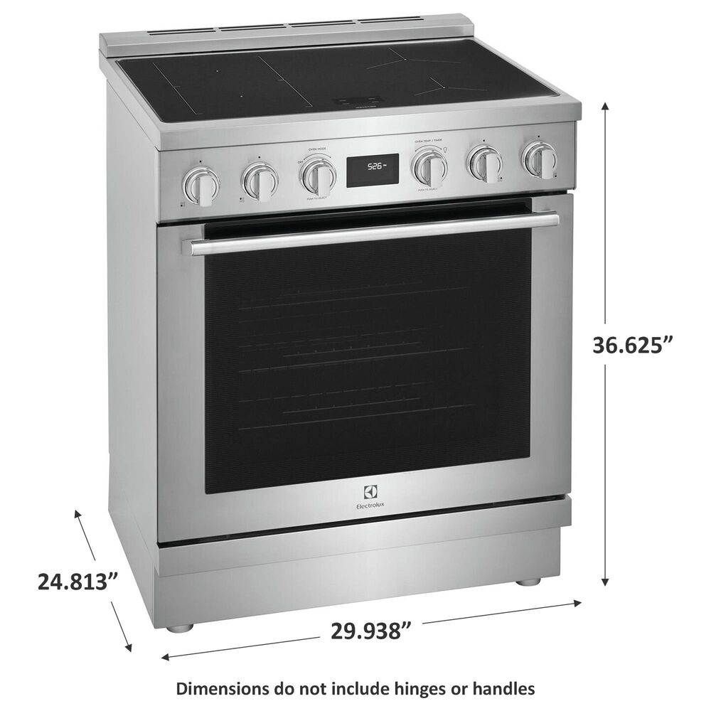 Electrolux 30&quot; Induction Freestanding Range in Stainless Steel, , large