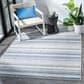 Safavieh Cabana CBN323F 9" x 12" Grey and Blue Indoor/Outdoor Area Performance Rug, , large