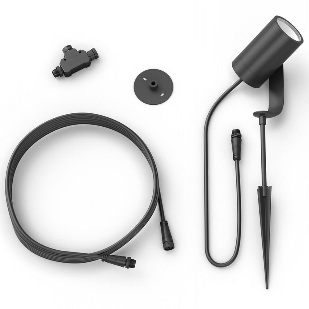 Philips Hue Lily Spotlight Extension Kit in Black, , large