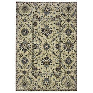 Oriental Weavers Raleigh 022Y5 1"10" x 3" Ivory and Navy Area Rug, , large