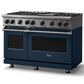 Viking Range 7 Series 48" Sealed Burner Gas Range in Slate Blue, , large