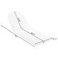 Hearth and Haven 3-Piece Outdoor Rope Chaise Lounge Set with Grey Side Table in Beige, , large