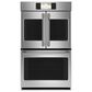 Cafe 30" French-Door Double Wall Oven in Stainless Steel, , large