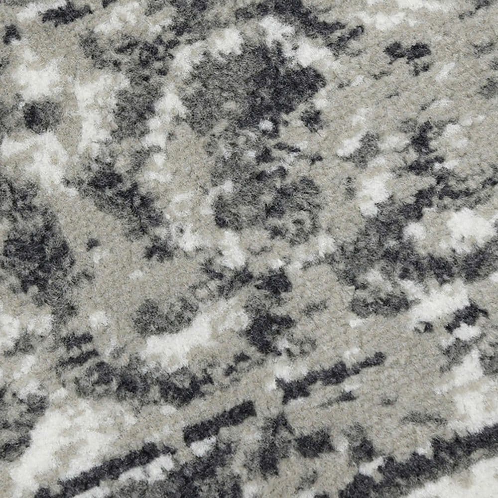 Amer Rugs Alpine 7&#39;10&quot; Round Dark Gray Area Rug, , large