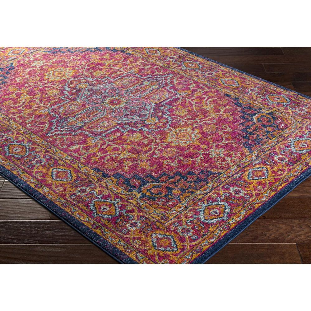 Surya Harput HAP-1009 3&#39;10&quot; x 5&#39;7&quot; Garnet, Blue and Saffron Area Rug, , large