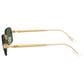 Rayban Glasses A$AP Rocky Sunglasses with Dark Green Lenses in Polished Arista Gold, , large