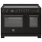Bertazzoni Professional 7.1 Cu. Ft. Freestanding Induction Electric Range in Carboni, , large