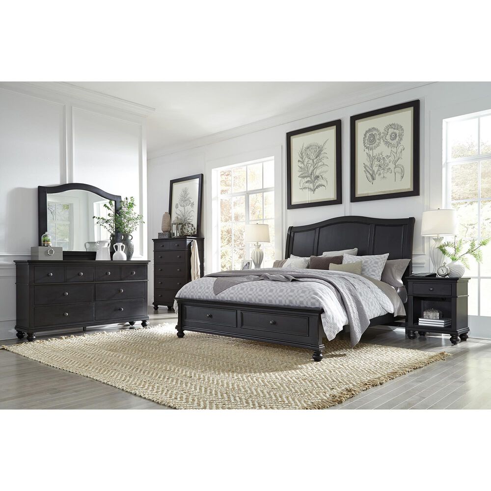 Riva Ridge Oxford 6-Drawer Dresser in Black, , large