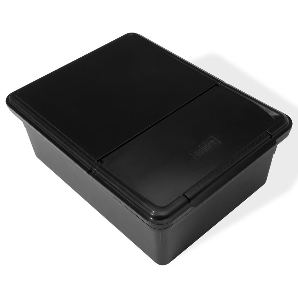 Weber Works Outdoor Storage Bin in Black, , large