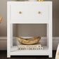 Butler Specialty Company Nora 1-Drawer 21" Nightstand in Smooth White, , large