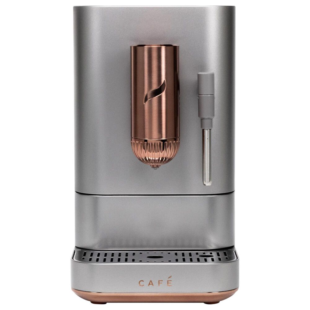 Cafe 40.5 Oz Affetto Espresso Machine + Frother in Stainless Steel, , large