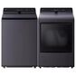 LG 5.5 Cu. Ft. Top Load Washer and 7.3 Cu. Ft. Electric Dryer with AI Sensing in Matte Black, , large