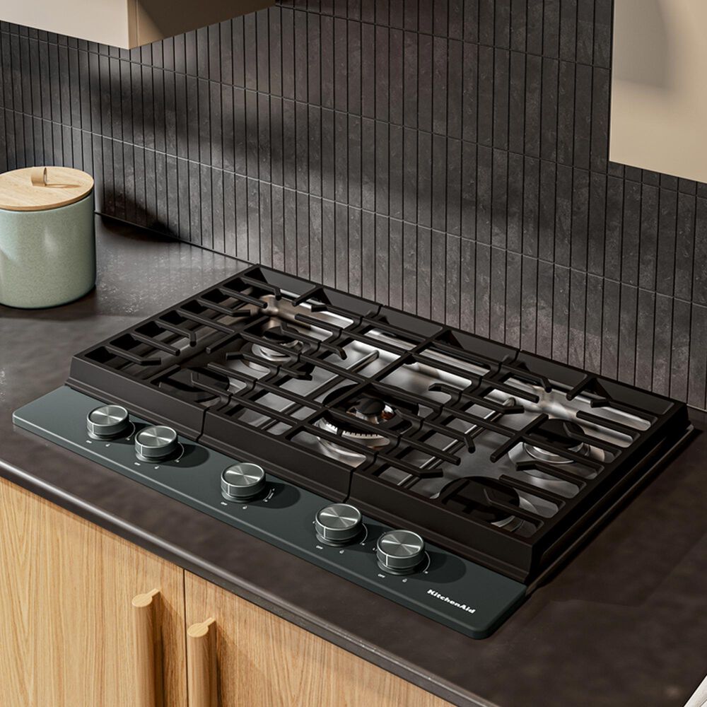 KitchenAid 30" Gas Cooktop with 5 Burners in Juniper, , large