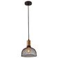 Adesso Dale Small Pendant in Matte Black and Natural, , large
