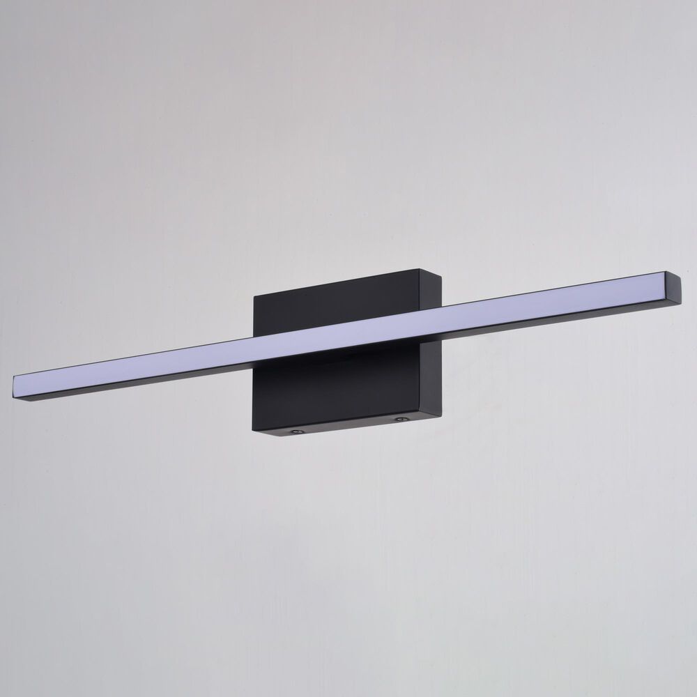 Vaxcel Ashburn 1-Light Bathroom Vanity in Matte Black, , large