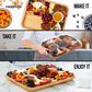 Lifetime Brands Build-a-Board Bamboo Cutting Board with Locking Lid in Natural and Clear, , large