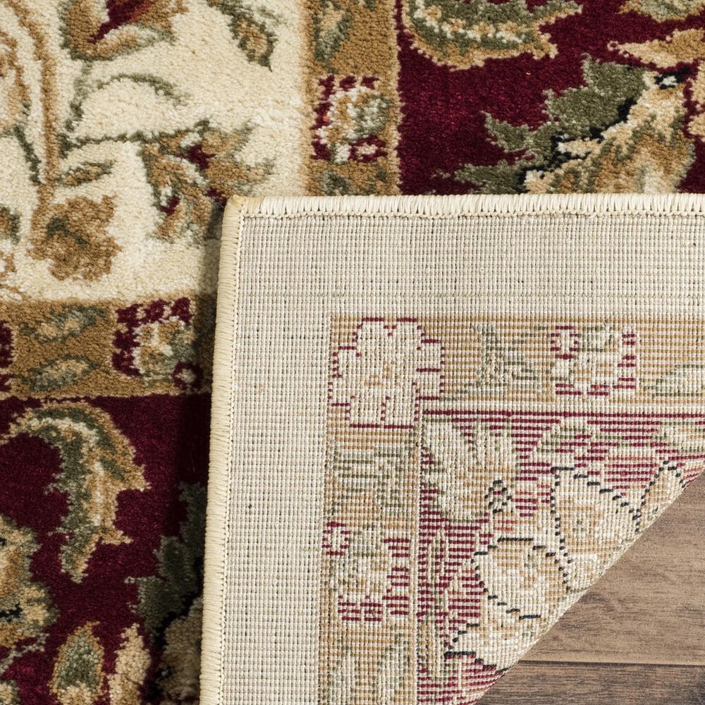 Safavieh Lyndhurst LNH215 2&#39;3&quot; x 12&#39; Ivory and Red Runner, , large