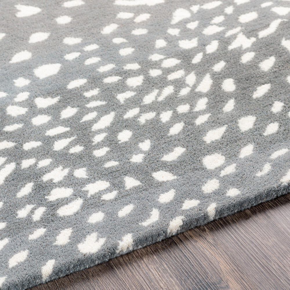 Surya Athena 3&#39; x 12&#39; Medium Gray, Light Gray and Cream Runner, , large