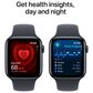 Apple Watch SE GPS 44mm Midnight Aluminum Case with Midnight Sport Band - M/L, , large