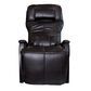 Svago Zero Gravity Massage Chair in Midnight Faux Leather, , large