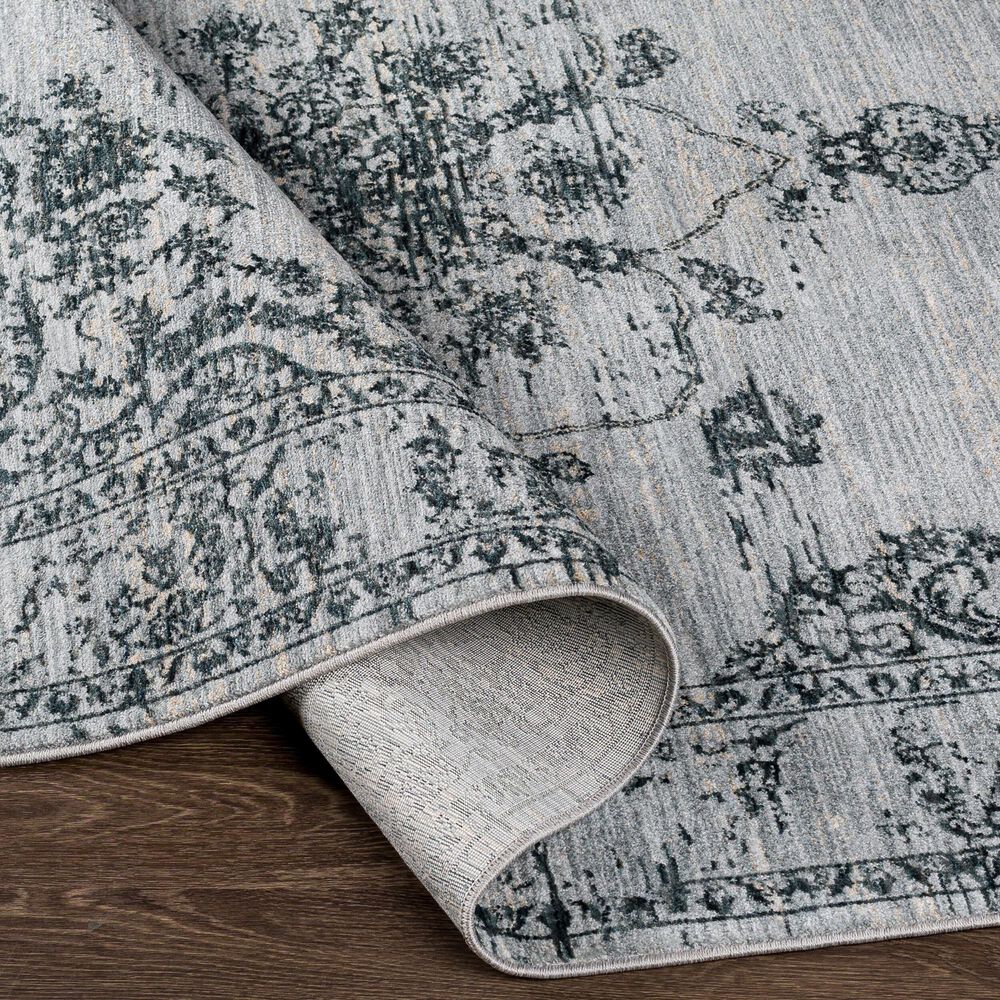 Surya Laila 7&#39;10&quot; x 10&#39;2&quot; Dark Blue, Light Gray and Cream Area Rug, , large
