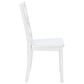 Linon Home Decor Hamlet 5-Piece Rectangular Dining Set in White, , large