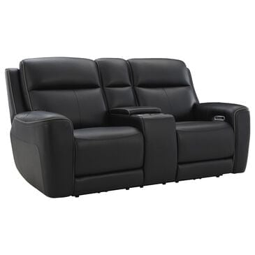 Ashley 5Z-Comfort Power Reclining Loveseat Console in Onyx, , large