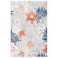 Safavieh Cabana CBN454G 6"6" x 9"6" Grey and Rust Indoor/Outdoor Area Performance Rug, , large