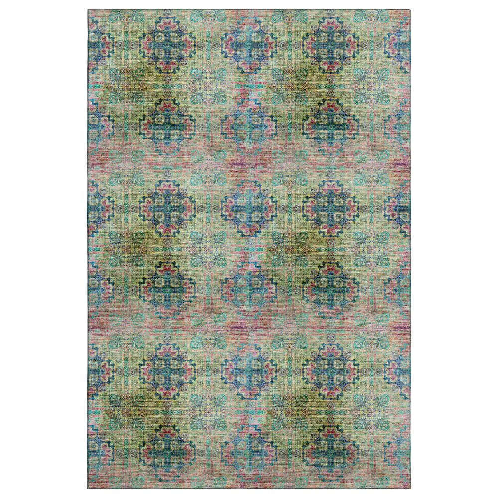 Dalyn Rug Company Trevi 3" x 5" Green Area Rug, , large