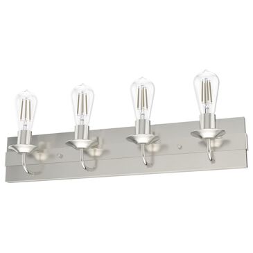 Hunter Perch Point 4-Light Vanity in Brushed Nickel, , large