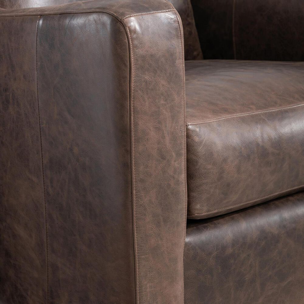 Bernhardt Ventura Swivel Chair in Brown, , large