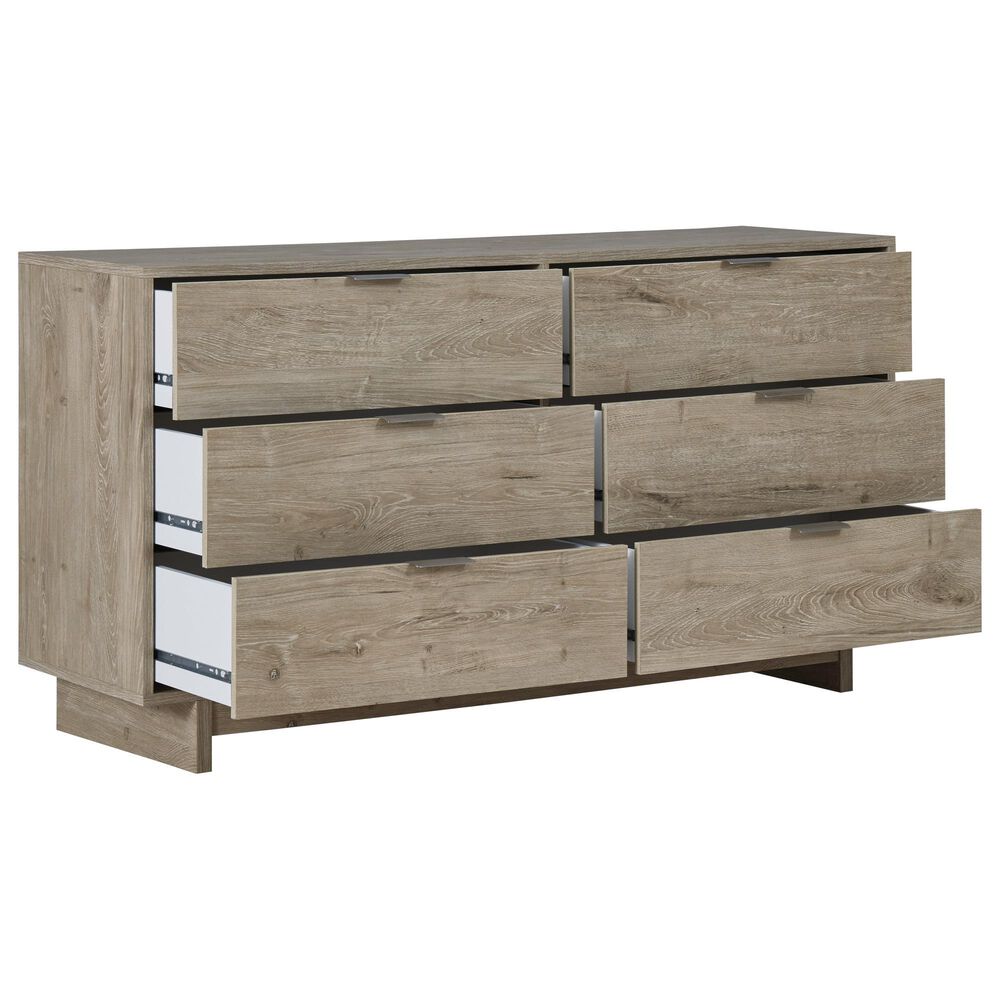 Ashley Oliah 6-Drawer Dresser in Natural, , large