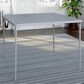 DHP 38.5" Fold-in-Half Card Table with Handle in Gray, , large