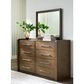 Ashley Marxmore Bedroom Mirror in Brown, , large