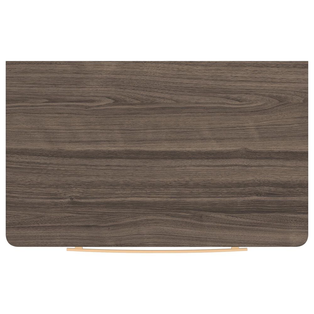 Ashley Kendanport 2-Drawer Nightstand in Dark Brown and Matte White, , large