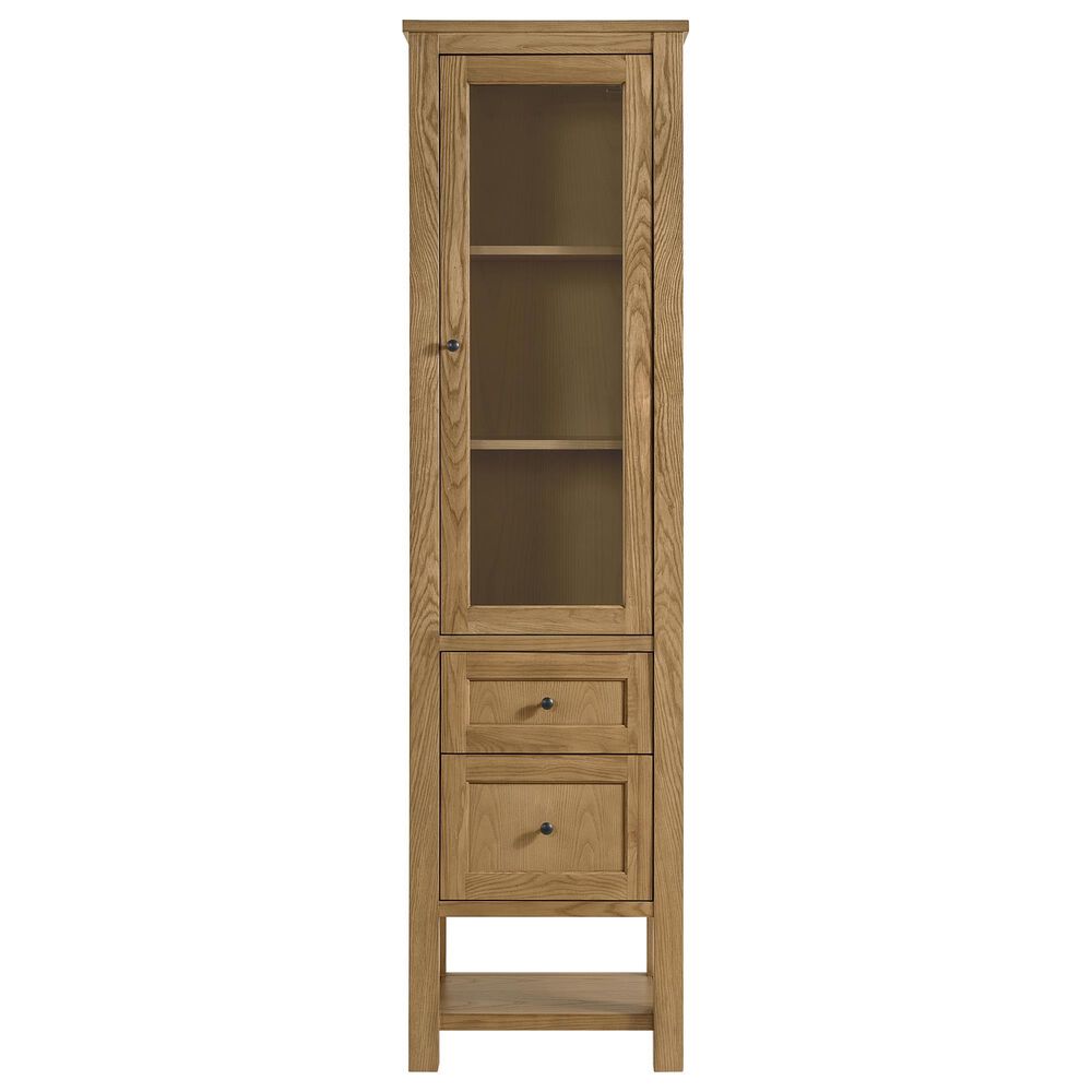 James Martin Vanities Breckenridge 22&quot; Linen Cabinet in Light Natural Oak, , large