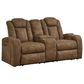 Ashley Wolfridge Power Reclining Loveseat in Brindle, , large